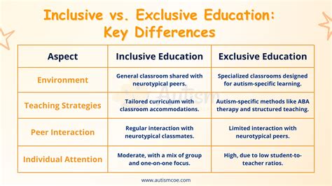 Inclusive vs Exclusive Education: What's Best for Autism