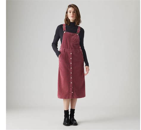 Tico Jumper Corduroy Dress - Red | Levi's® CH