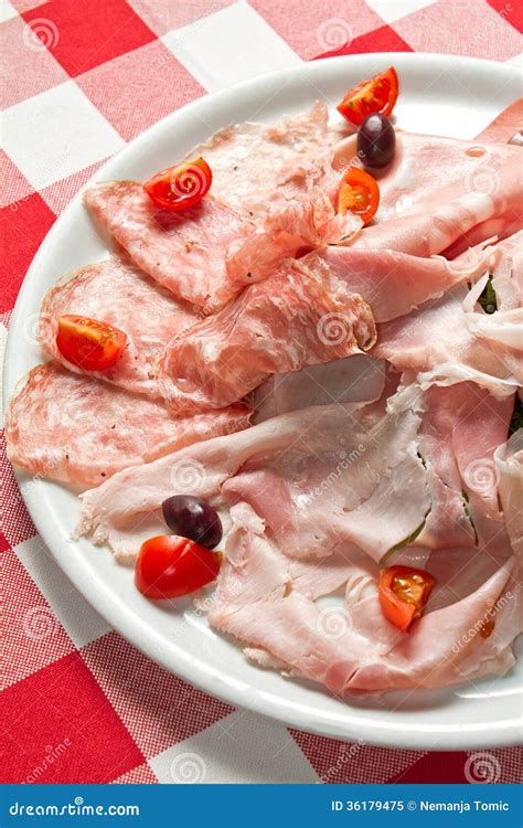 Italian Cold Cuts stock image. Image of assorted, sausage - 36179475