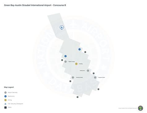 Green Bay Airport (GRB) | Terminal maps | Airport guide
