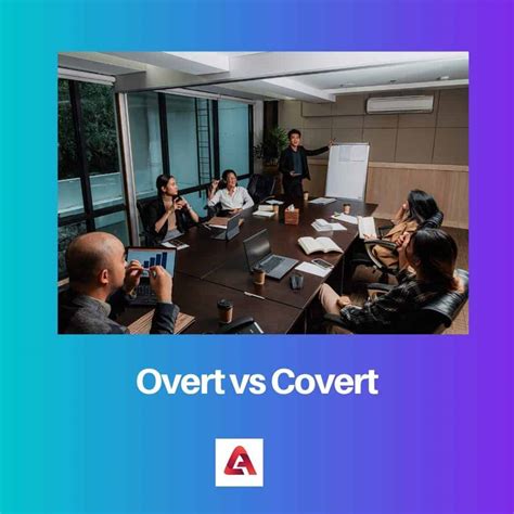 Overt vs Covert: Difference and Comparison
