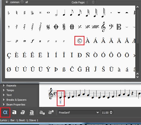 Image result for Copyright Symbol MuseScore