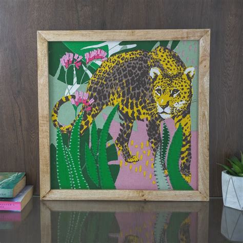 Tropical Tiger Canvas Painting – The Decor Mart