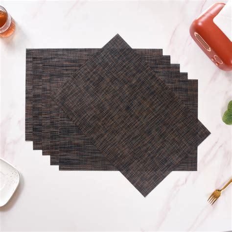Textured Anti Skid Table Mat Set Of 6 Online - Premium Table Mat | Nestasia