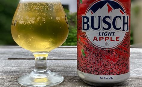 Busch Apple Light Carbs at Branden Chandler blog