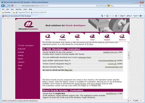 Oracle Client 32-Bit 的图像结果