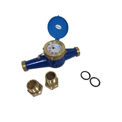 PRM 1-14 Inch NPT Multi Jet Water Meter, Brass Body India | Ubuy