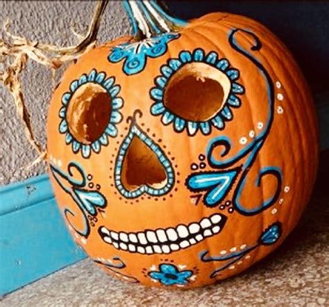 30 pumpkin painting designs painted pumpkins for halloween – Artofit