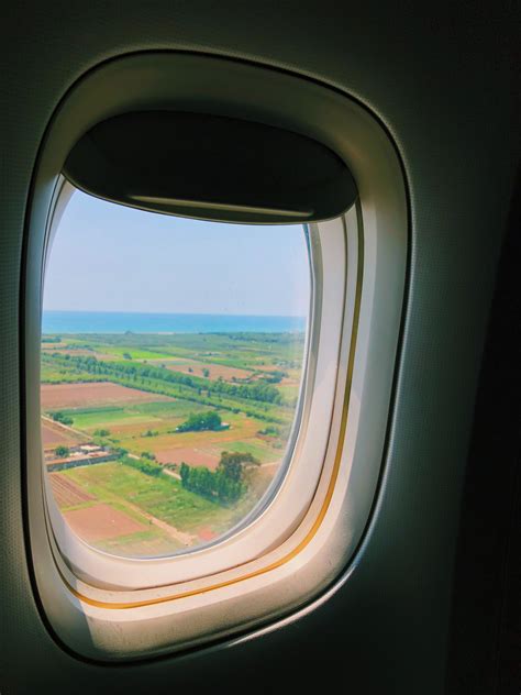 Scenic Views from a Plane Window
