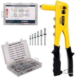 BUY Homdum Non Slip 9.5" Rivet Gun Deli and Rivets, Riveter Nail Gun