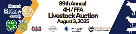 Klamath County Rotary 89th Annual 4H/FFA Auction, Klamath Falls County ...
