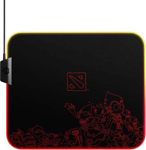 Buy SteelSeries QcK Prism Cloth - Gaming Mouse Pad - 2 zone RGB ...