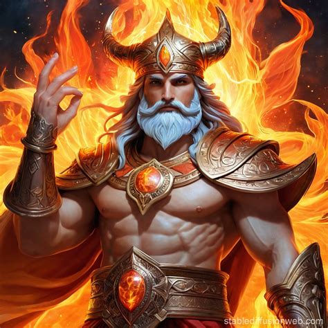Hephaistos God of Fire | Stable Diffusion Online