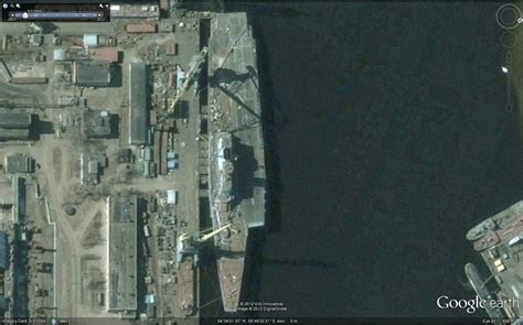 Latest Satellite Imagery Eyeballing Aircraft Carrier INS Vikramaditya ...