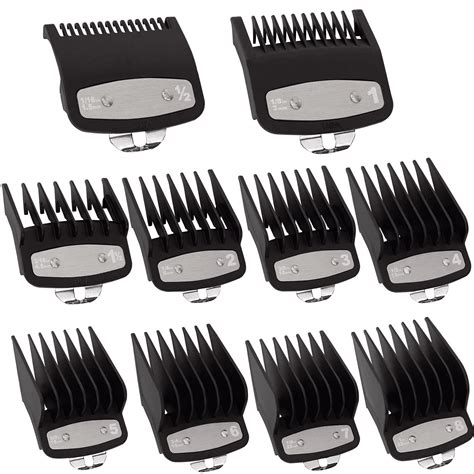 Clipper Guards Cutting Guides for Most Wahl Clipper with Metal Clip ...