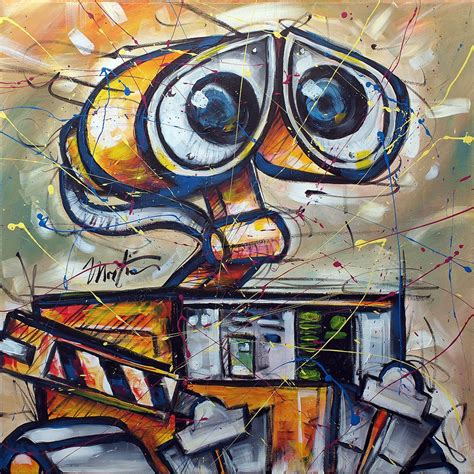 Wall-E by Martin, 2022 | Painting | Artsper