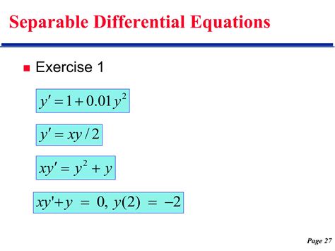 Differential Equations Method First Order 的图像结果