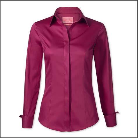 Maroon | Dress shirts for women, Womens long sleeve shirts, Coats for women