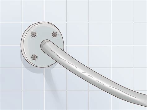 How to Install a Curved Shower Rod: 10 Steps (with Pictures)