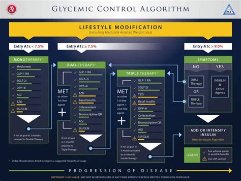 Algoritmo tratamiento Diabetes tipo 2 de la Asociación Americana de ...