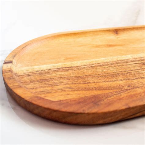 The Elliptical Tray | Wooden Platter for Serving - IKIRU