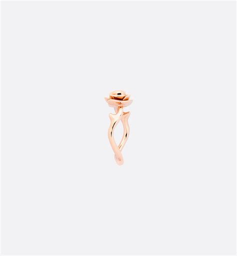 Small Rose Dior Couture Ring Pink Gold and Diamonds | DIOR