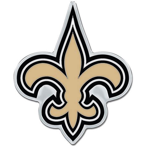 WinCraft New Orleans Saints Color Chrome Auto Emblem | Academy