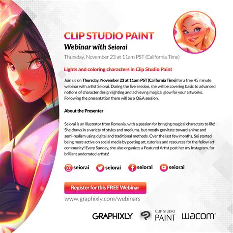 Clip Studio Paint Color Tutorial Webinar 的图像结果