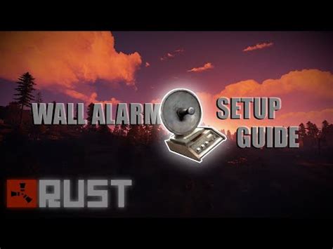 Rust Set Up Smart Alarm 的图像结果