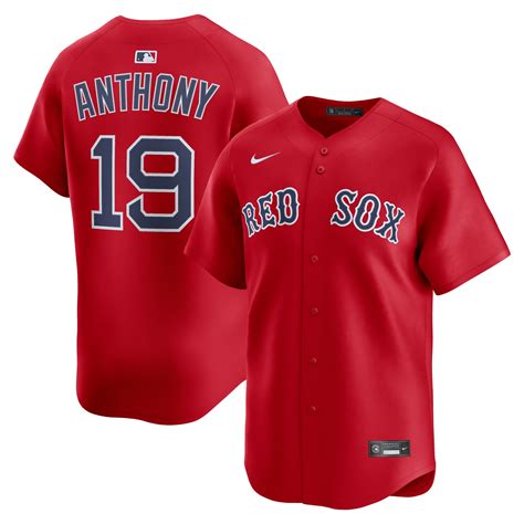 Men's Boston Red Sox Roman Anthony Nike Red Alternate Limited Player Jersey