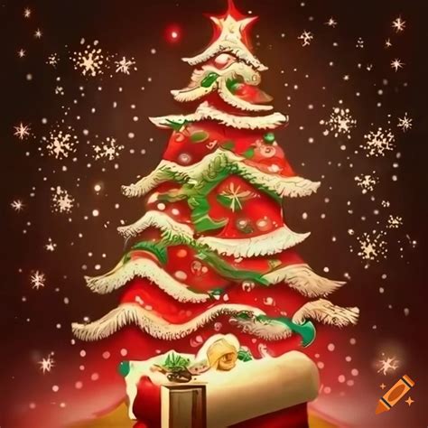 Festive christmas art on Craiyon