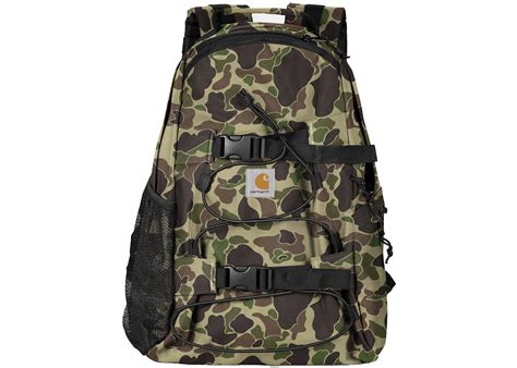 Carhartt Wip Kickflip Backpack Green Camo Duck – Kicks Machine