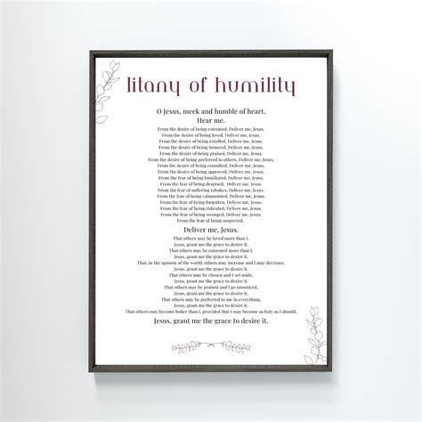 Image result for Litany of Humility Printable PDF