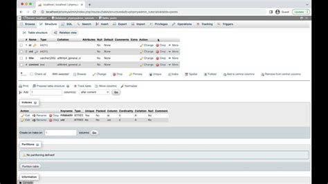 Relationship phpMyAdmin 的图像结果