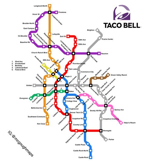 Denver Rail Map