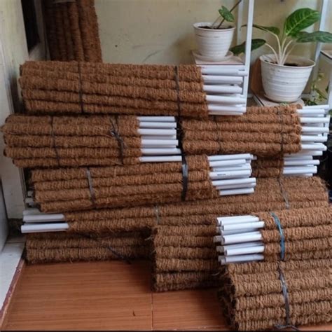 Jual Turus sabut kelapa tiang peyangga rambatan tanaman 50 70 100 150 ...