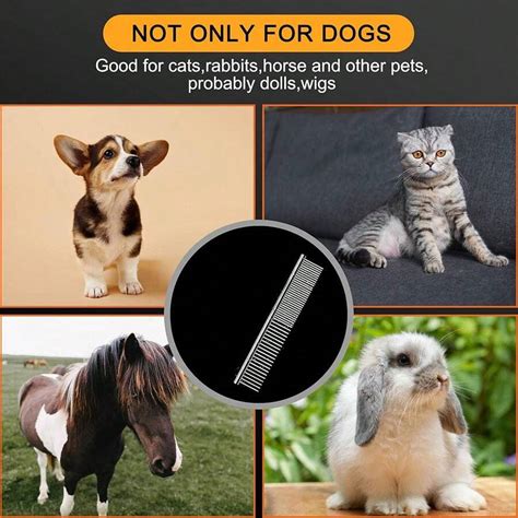 Pet Grooming Round Headed Stainless Steel Teeth, Cat Comb Used To ...