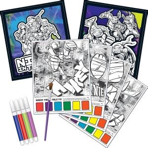 Savvi Teenage Mutant Ninja Turtles Coloring Activity Kit (6-Pack ...