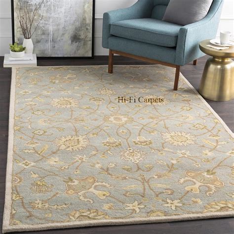 DORNIER RUGS 10x14 ft Wool Rug – Spacious Hand-Tufted Carpet Ideal for ...