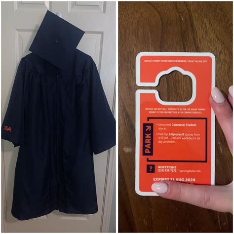 Selling Cap/Gown + Parking Pass : r/UTSA