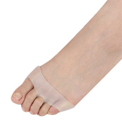 KUHINJA 1Pair Silicone Metatarsal Support Foot Cushions Half Toe ...
