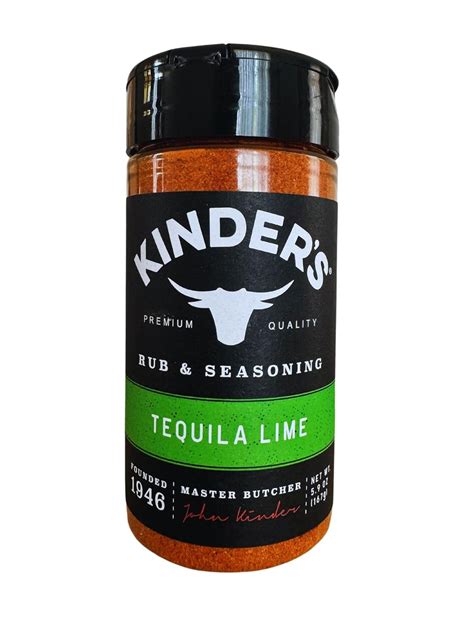 Amazon.com : Kinder's Tequila Lime Seasoning, 5.9 oz Bottle : Grocery ...