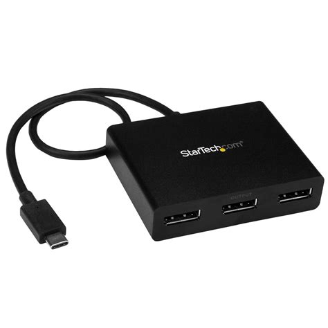 USB C DisplayPort Adapter - 3 port - USB C to: Amazon.in: Electronics