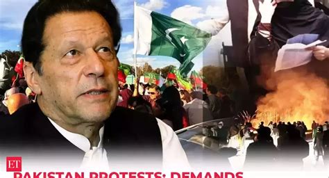 Pakistan protest: Protests in Pakistan turn violent with stone pelting ...