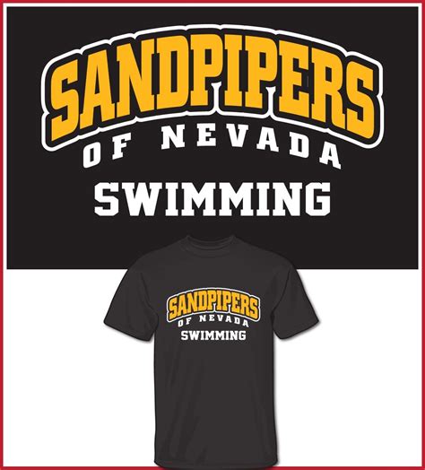 Sandpipers of Nevada Black Team Shirts | Bodyline Swim Shop