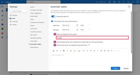 How to Setup an Out of Office Reply in Outlook (On Web, Windows, Mac or ...