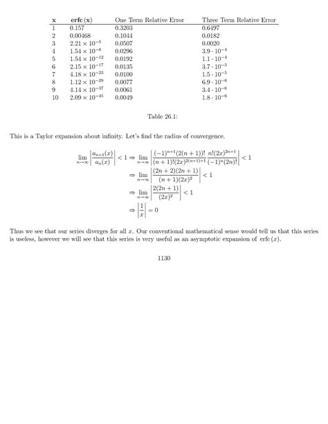 Advanced Mathematical Methods for Scientists and Engineers-232 - x erfc ...