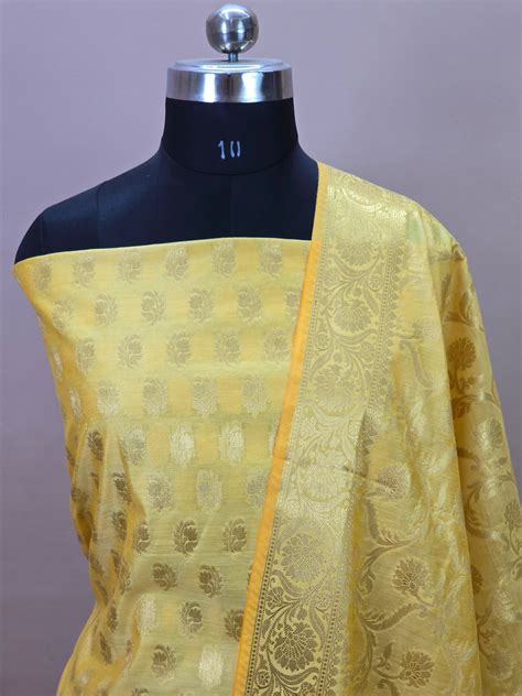 Banarasi Masrise Cotton Suit with All Over Booti – Banaras Wardrobe