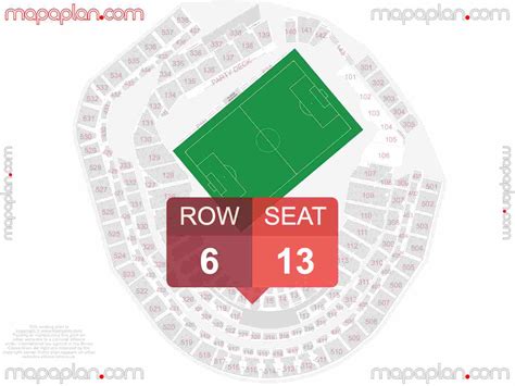 New York Citi Field detailed interactive seating chart with seat & row numbers - MapaPlan.com