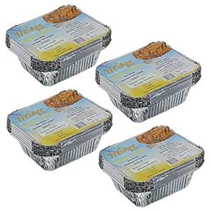 Freshee 10 pcs Thick Aluminium Silver Foil Container 450ml in Gold ...